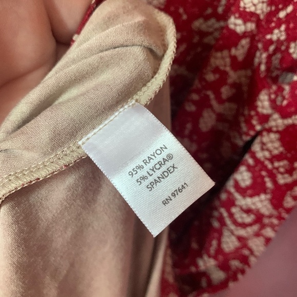 J Jill Wearever Damask Top | Petite Small - Picture 3 of 4